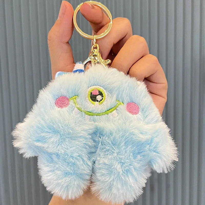 Monster Funny Plush Key Backpack Pendant