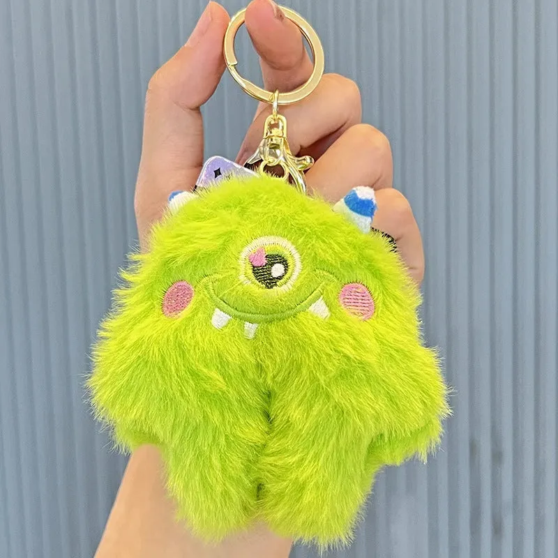 Monster Funny Plush Key Backpack Pendant