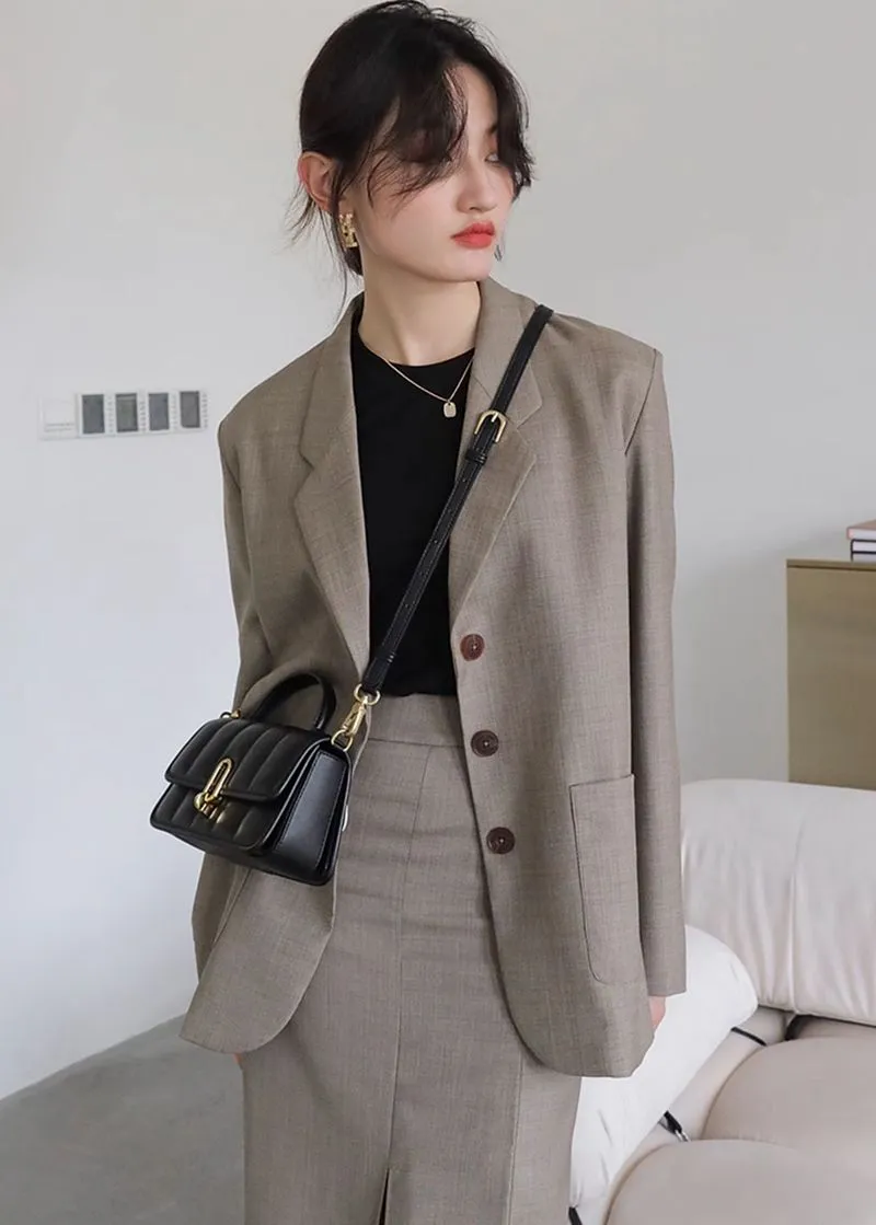 PU Leather Flap Shoulder & Crossbody Bag